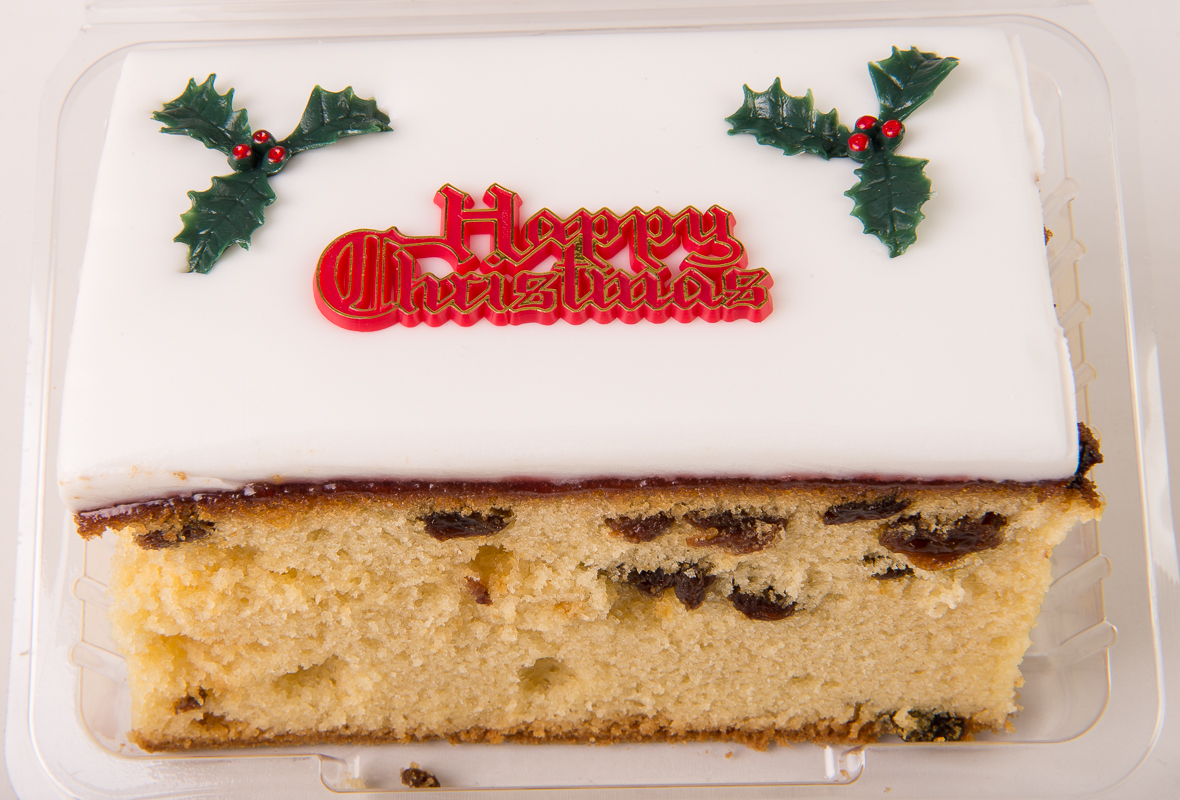 &nbsp; Christmas Sultana Madeira Bar Cake
