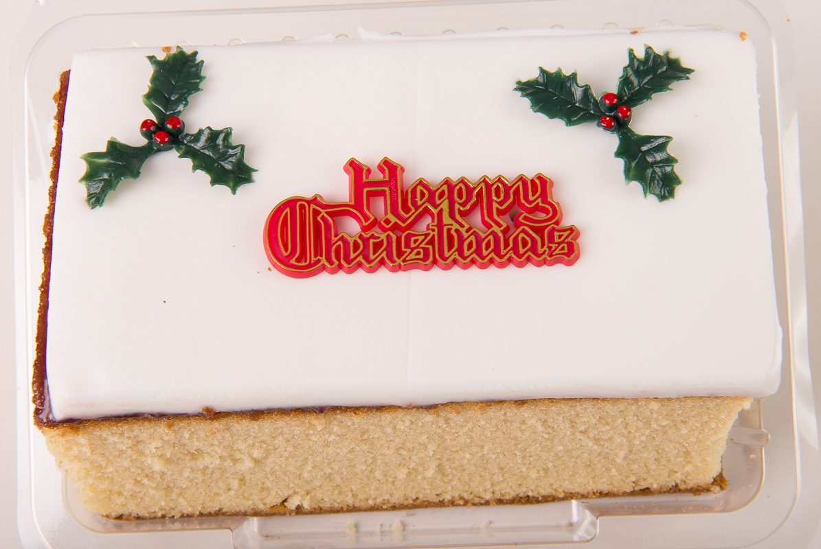&nbsp; Christmas Plain Madeira Bar Cake