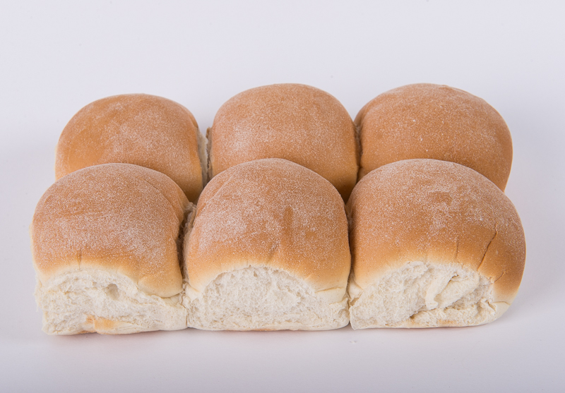 &nbsp; Plain Baps 6pk